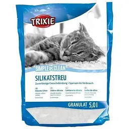 Наповнювач Trixie Simple&Clean для котів силікагелевий 5 л