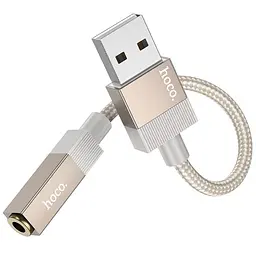Перехідник Hoco UPA 32 D Clever USB to 3.5 mm Black - мініатюра 4
