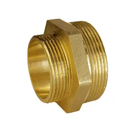 Ніпель редукційний латунний 2″ЗР х 1 1/2″ЗР ливарний 520Б - мініатюра 2