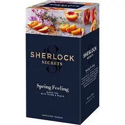 Уцінка. Чай чорний Sherlock Secrets Spring Feeling 39.6 г (22 шт x 1.8 г)  - мініатюра 1