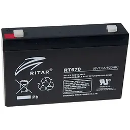 Батарея до ДБЖ Ritar RT670, 6V-7.0Ah (RT670)