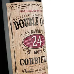Вино Vignobles Vellas Oak Double Rouge AOP Corbieres червоне сухе 0.75 л - мініатюра 3
