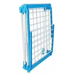 Сушарка для білизни розкладна біла з синім Clothes dryer 154x59x108см - мініатюра 7