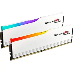 Модуль пам'яті G.Skill DDR5 64GB (2x32) Ripjaws M5 6000Mhz Neo RGB White AMD EXPO (F5-6000J3636F32GX2-RM5NRW) - мініатюра 2
