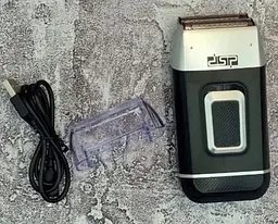 Бездротова електробритва шейвер DSP 60102 бритва для вологого та сухого гоління акумуляторна бритва 5 Вт Чорний - мініатюра 7