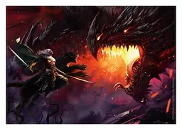 Пазл Clementoni Фантастична дуель з драконом, Підземелля та Дракони (Dungeons&Dragons Puzzle - 1000 pcs.), 1000 ел. (39960) - мініатюра 2