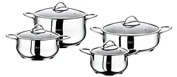 Набір посуду O.M.S. Collection 1023-S Silver 8 предметів
