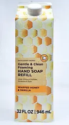 Жидкое мыло для рук рефил Bath & Body Works 946 мл, сменный блок WHIPPED HONEY VANILLA