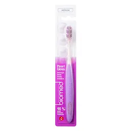 Зубна щітка Biomed Pearl Gloss Medium (середня) лавандова - мініатюра 5