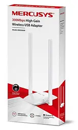 WiFi-адаптер Mercusys MW300UH USB 2.0 Wi-Fi 4 (N) (MW300UH) - мініатюра 2