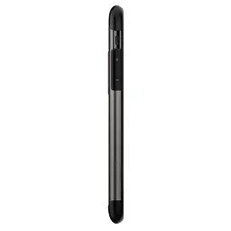 Чохол протиударний із підставкою Spigen Slim Armor 065CS24541 для iPhone XS Max (6.5") Gun Metal - мініатюра 8