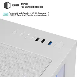 Корпус для ПК Qube CRYSTAL_GWNU3 - мініатюра 9