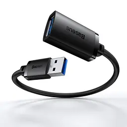 USB підовжувач Baseus AirJoy Series USB2.0 Extension Cable 0.5m Чорний B00631100111-00
