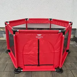 Манеж дитячий Malatec 125х113х64 см Червоний - мініатюра 3