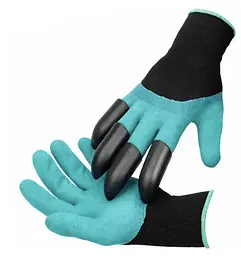 Садові рукавички з кігтями Garden Gloves LY-557 - універсальний інструмент LY-557 для городу