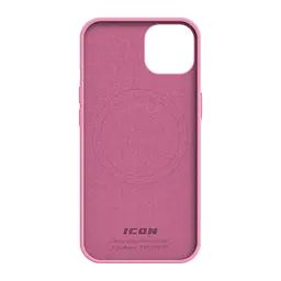 Силиконовый чехол с MagSafe для Apple iPhone 15, ICON2 MagCase, розовый, противоударный, панель с мягкой подкладкой, защита всего корпуса, поддержка беспроводной зарядки, совместим с защитными стеклами и пленками, ArmorStandart (ARM77009) - мініатюра 2