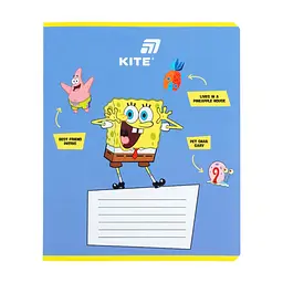 Зошит Kite Sponge Bob, 12 аркушів, лінія (SB26-234), в асортименті - мініатюра 5