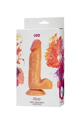 Фалоімітатор з мошонкою Alive Leo, діаметр 17х3.8 см - мініатюра 2
