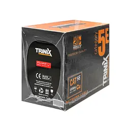 Кабель вита пара UTP CAT5E CU 0.51mm PVC Indoor Trinix 305m (33-00047) - мініатюра 4