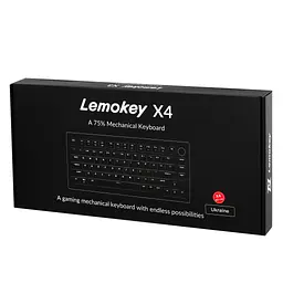 Клавіатура Lemokey Keychron X4 Brown Red LED USB Black (X4-A3-UA) - мініатюра 12