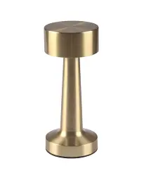 Настільна лампа з акумулятором Goldlux 328007 Simply LED 2700K+4000K+6500K IP20 золота