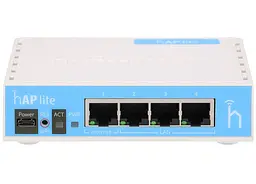 Маршрутизатор Mikrotik RB941-2ND, 650MHz та 32MB RAM (hAP lite)