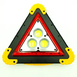 Акумуляторний LED прожектор 3 COB 35SMD RED зі знаком аварійної зупинки світлодіодний ліхтар UKC - мініатюра 11