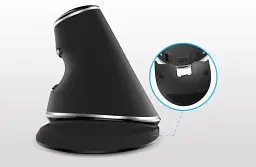 Вертикальна миша бездротова Delux M618 PLUS