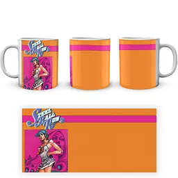 Кухоль GeekLand JoJo's Bizarre Adventure Неймовірні пригоди ДжоДжо:Гонка сталева куля JJSBR 18 330 мл білий - мініатюра 4