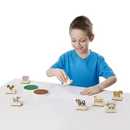 Набор для творчества Melissa & Doug Штампы Животные на ферме (MD12390) - миниатюра 3