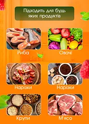 Пакети для вакуумування харчові в рулоні 25 х 500мм Пакети для вакууматора підходять для будь-яких типів вакууматорів - мініатюра 6