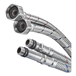 Гнучке підведення Champion FH-01-F1/2"xM10-40 нержавійка (пара) AC0667 - мініатюра 2
