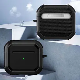 Футляр протиударний Black ed. для навушників Airpods 3 Black - мініатюра 2