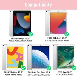 Чохол-клавіатура для iPad 10.2 9-го покоління 2021/8-го покоління 2020/7-го покоління 2019/Air 3-го 2019/iPad Pro 10.5 2017 - мініатюра 3