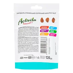 Мигдаль смажений солоний Activita Healthy Nut 120 г - мініатюра 3