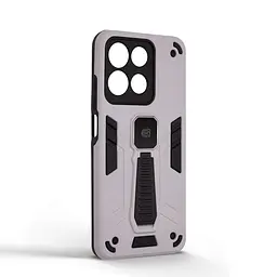 Чехол для Motorola G15/G15 Power/G17 Power 4G/G17 4G, Proover, серый, с подставкой и магнитом, противоударный, ударопрочный, бронированный, панель-накладка, защита всего корпуса, термополиуретан (TPU) + поликарбонат (PC), ArmorStandart (ARM91059) - мініатюра 2