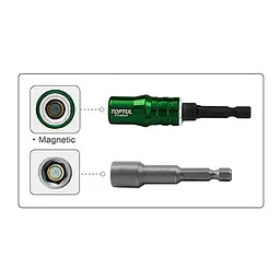 Комплект біт та головок для шуруповерта 1/4" 40од. Toptul hoz0007987 - мініатюра 3