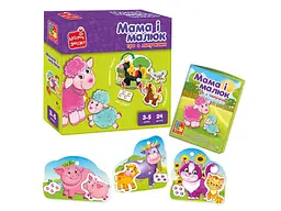 Гра з липучками VLADI TOYS "Мама і малюк" VT2100-14 - мініатюра 2