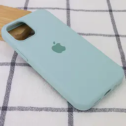 Чохол Silicone Case Full Protective (AA) для Apple iPhone 13 mini (5.4) Бірюзовий / Turquoise - мініатюра 2