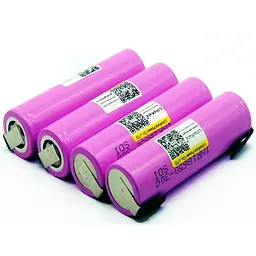 Акумулятор високострумовий LiitoKala Li-ion 18650 3000mAh 3,7V INR18650-30Q 20A Бузковий - мініатюра 4