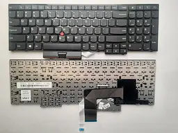 Клавіатура для ноутбуків Lenovo ThinkPad E530, E535, E540, E545 Series чорна, з трекпоінтом RU/US