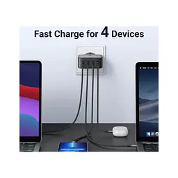 Зарядний пристрій Ugreen 4xUSB 100W (3xUSB-C+USB-A) Gan Tech Fast GAN Charger black CD226 (40747) - мініатюра 8