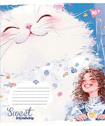 Набір зошитів шкільних YES А5/12 лінія Sweet Friendship 25 шт (767862) - мініатюра 4