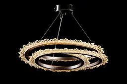 Люстра стельова LED Splendid Ray L147/1, 1 лампа, хром, білий, сучасний стиль, регульована висота 30-100 см - мініатюра 3