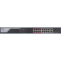 Комутатор мережевий Hikvision DS-3E1318P-EI(B) - мініатюра 2