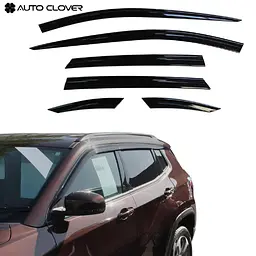 Дефлектори вікон вітровики для Jeep Compass 2006-2017 6 шт (Auto Clover)