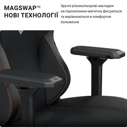 Крісло ігрове Anda Seat Kaiser 3 Fabric Size XL Grey (AD12YDC-XL-01-G-PV/F) - мініатюра 8