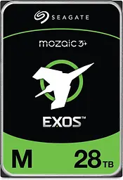 Жорсткий диск для сервера Seagate HDD 3.5 28TB Exos M NAS SATA/rmp 7200 (ST28000NM003K)