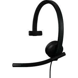 Навушники Logitech H570e Corded for Business Mono Teams USB-C Black (981-001427)