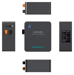 Акумуляторна батарея для ДБЖ Marsriva 12.8 V / 204 А*ч (MR-LFP12-200-WMD) - мініатюра 5